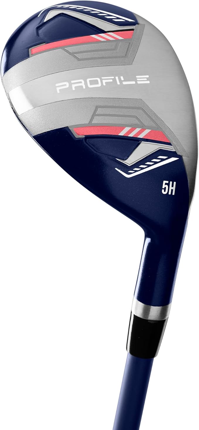 Wilson Women's Profile Complete Golf Set with Cart Bag - Left Hand, Ladies, Navy/Rose Gold/Silver