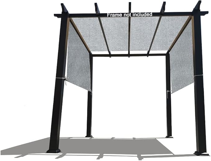Alion Home Custom HDPE Permeable Canopy Sun Shade Cover Replacement by ALIONHOME