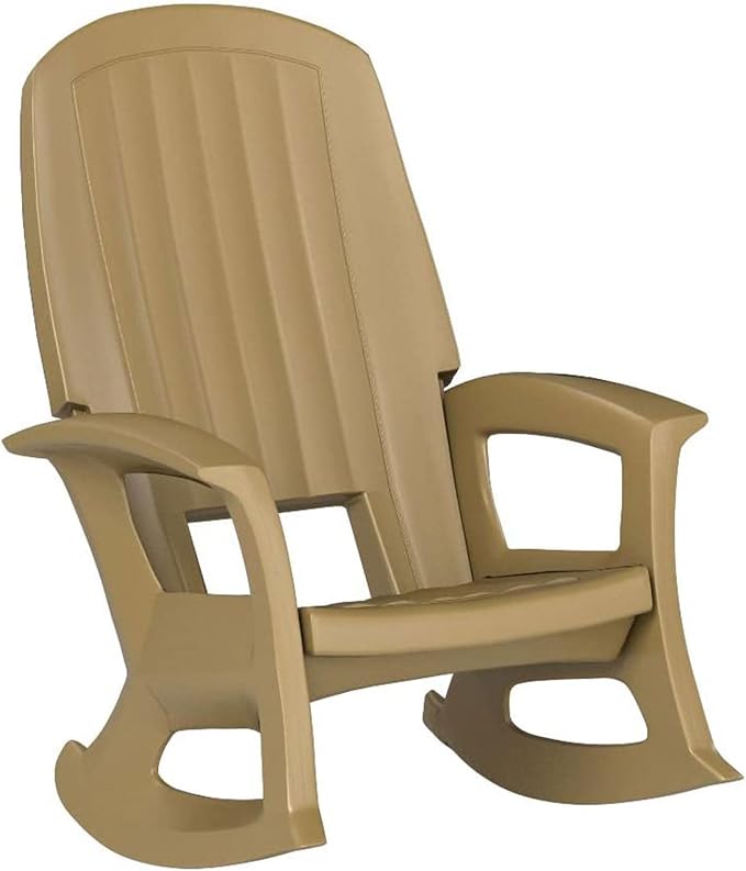 Rockaway Heavy Duty All Weather Rocking Chair, 3 Pack | Polyethylene Outdoor - Image 3