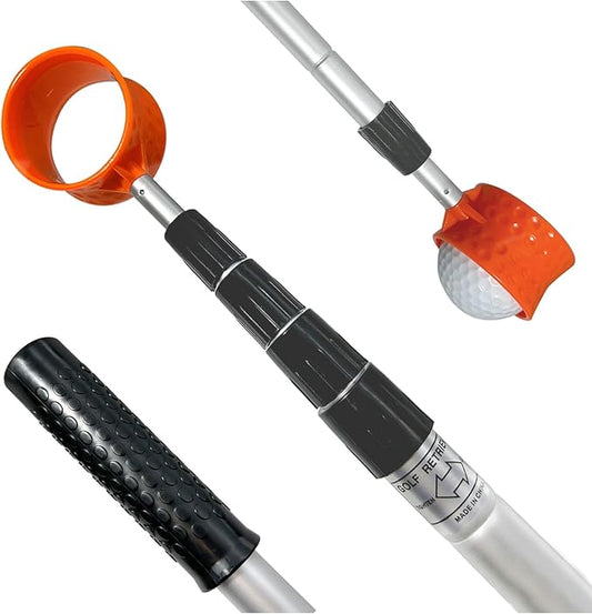 SPEENSUN Golf Ball Retriever Telescopic,Golf Ball Water Retriever,Max 15Ft Lightweight Aluminum Alloy Golf Ball Grabber,Not Easy to Break and No Corrosion Golf Ball Retriever for Water and Bushes