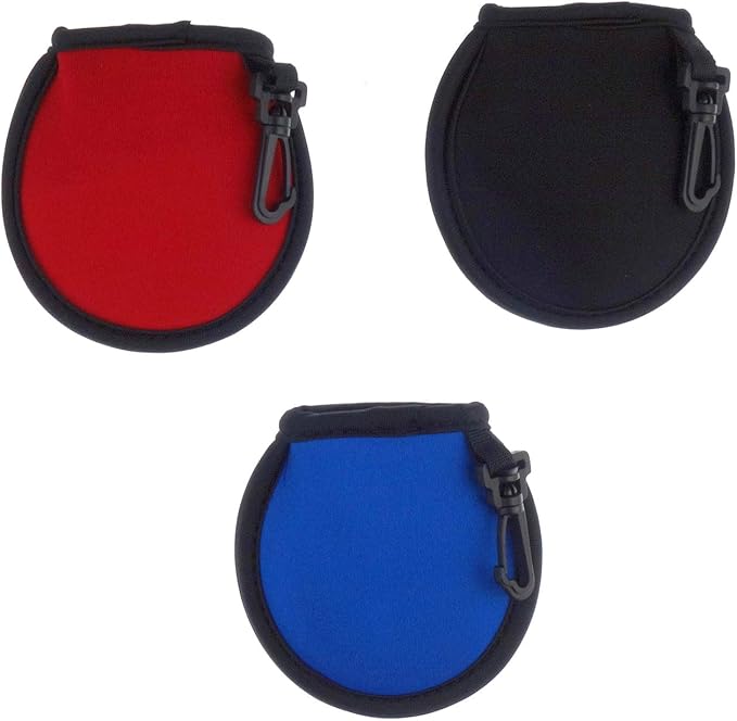 3 Pack Portable Pocket Golf Ball Washer Golf Ball Cleaner Pouch