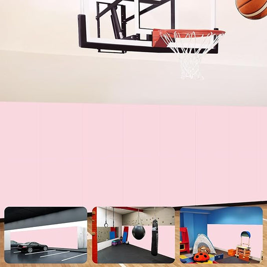 Gym Padding Wall Pads for Gym Wall Mats Basketball Wall Padding 2" Thick Foam Gym Wall Pad for Kids Wall Pad Protection, Waterproof Durable Wall Pads for Safety Colorful Wall Pad