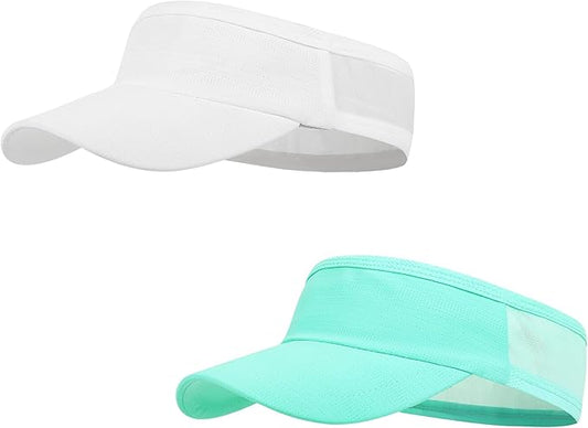 HH HOFNEN Sports Sun Visor Cooling Lightweight Stretchy Packable Running Golf Visor Hat for Men Women