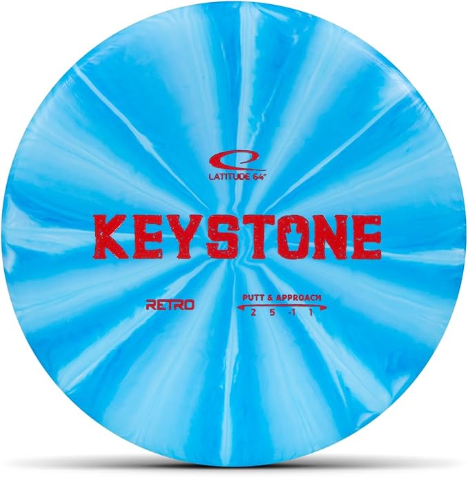 Latitude 64 Retro Burst Disc Golf Starter Set (3-Pack) - Disc Golf Discs Set for New to Intermediate Players | Includes Keystone, Fuse, Saint, Ballista | Grippy Base Plastic | Colors Vary