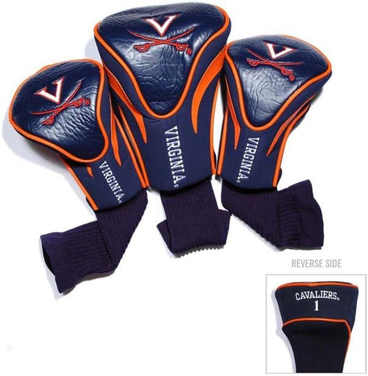 Team Golf NCAA Numbered 1, 3, & X, Fits Oversized Drivers, Utility, Rescue & Fairway Clubs, Velour Lined for Extra Club Protection