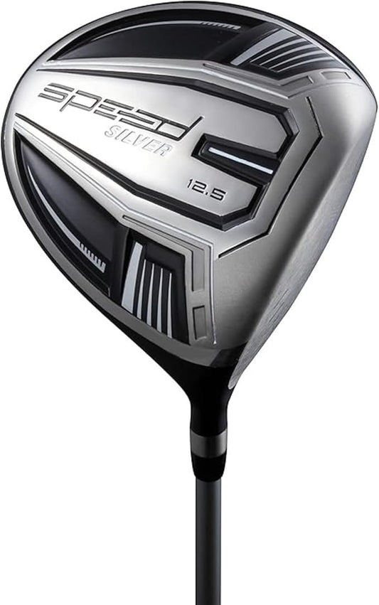 Titanium Driver Golf Club, Loft Lightweight Graphite Shaft, Oversized Sweet Spot, Aerodynamic, USGA Conforming Mens Driver + Deluxe Headcover