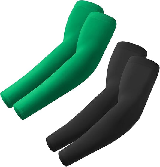 Arm Sleeves, Cooling UV Sun Protection Sports Compression for Men/Women