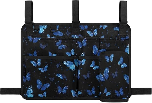 Fashion Golf Cart Rear Seat Organizer Lightweight Storage Bag Accessories for Club Car, Wheelchair and Walker