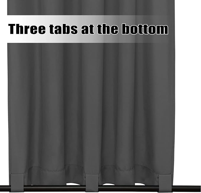 Easy-Going Outdoor Curtains for Patio 1 Panel, 54x120 inch, Weatherproof - Image 4