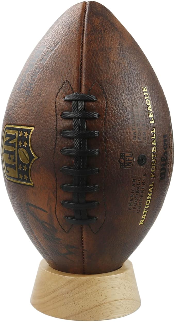 HillSpring Wood Display Stand for Basketball Football Volleyball Soccer Ball , Crystal Ball Stand Holder