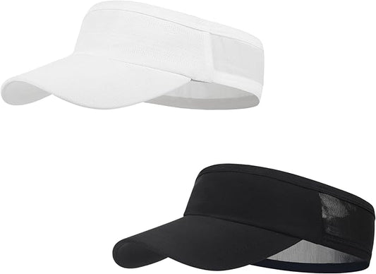 HH HOFNEN Sports Sun Visor Cooling Lightweight Stretchy Packable Running Golf Visor Hat for Men Women