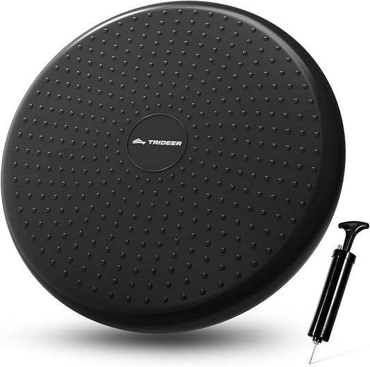 Trideer Wobble Cushion Core Balance Disc, Flexible Seating for Classroom Elementary, Wiggle Seat for Sensory Kids, Balance Pad with Inflation Pump