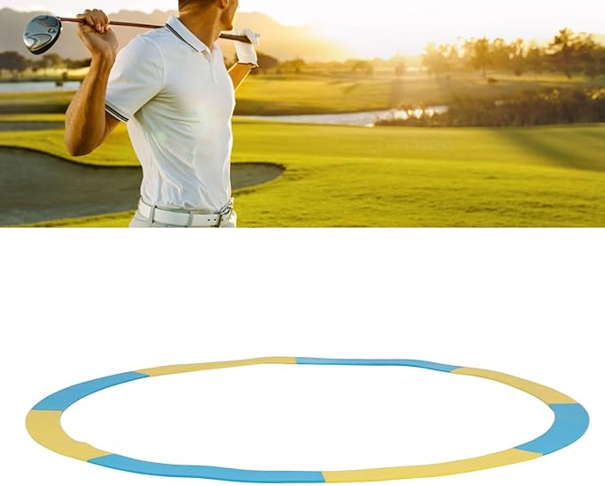 Golf Target Circle, Golf Training Aid Golf Targetss, Golfs Practice Target Rings Ultra Thin Silicone Vibrant Targetss Indicator Golfs Targetsss Circle for Golfss Training
