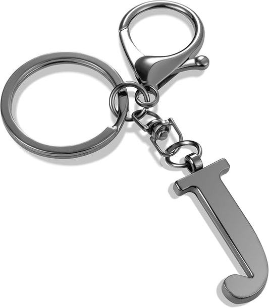 LAXPICOL Gold Letter A-Z Keychain for Women Bag Charms Purse Charms For Handbags Metal Alphabet Initial Letter Keychain