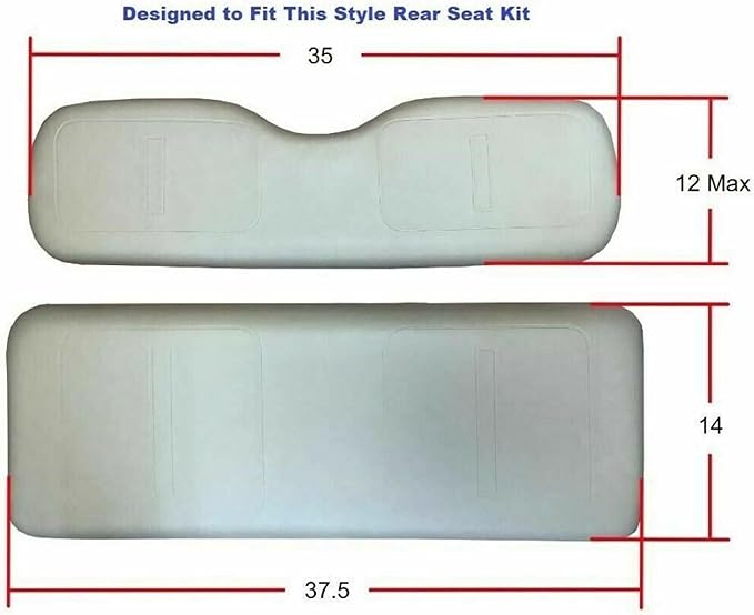 Huskey Parts Company Lime Green Golf Cart Front Seat Cover Diamond Stitching Club Car DS 2000.5-Up