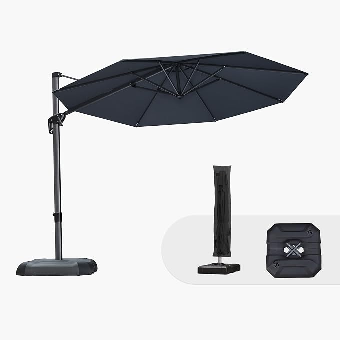 PURPLE LEAF Cantilever Umbrella - Image 2