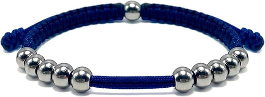 LAMIBEE Golf Stainless Steel 10 Beads Score Counter Bracelet, Golf Stroke Count Bracelet, Resizable and Easy to Adjust Golf Round Scoring Tracker, Durable and Stylish Golf Accessory
