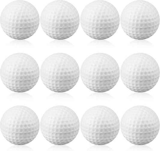12 Pcs Foam Golf Practice Balls Soft Foam Balls for Golf Practice Realistic Feel and Flight Sport Training