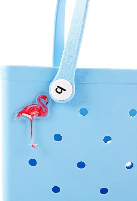 Acrylic Decoration Accessory for Bogg Bag and Simply Southern Tote,Insert Bag Charm for Beach Handbag Tote Bag