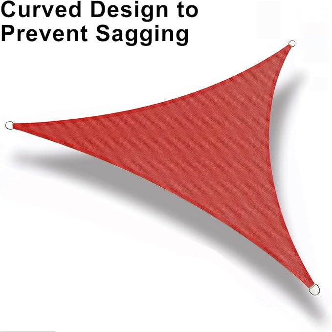 LOVE STORY Custom Size 14' x 16' x 16' Sun Shade Sail - Image 6
