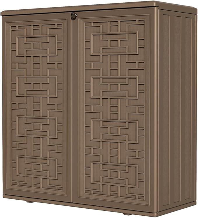 HOMSPARK Indoor/Outdoor Storage Cabinet by HOMSPARK