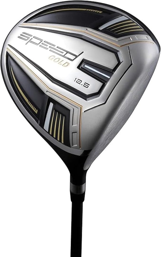 Titanium Driver Golf Club, Loft Lightweight Graphite Shaft, Oversized Sweet Spot, Aerodynamic, USGA Conforming Mens Driver + Deluxe Headcover