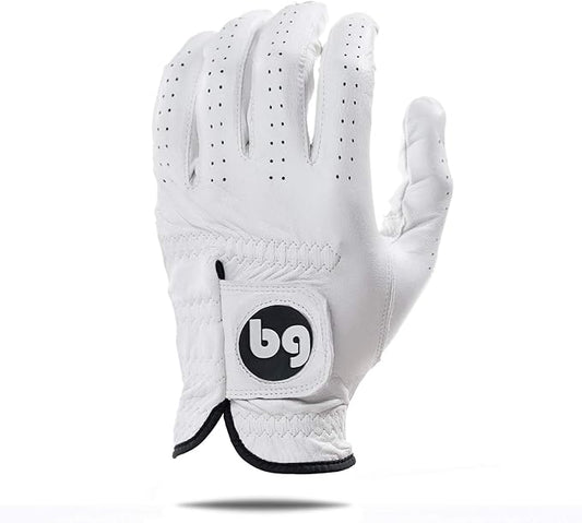 BG Bender - Mens Golf Glove, Durable Leather Golf Gloves, Unique Golf Gloves
