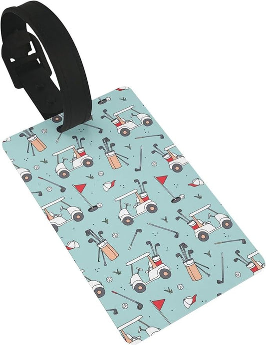 Golf Luggage Tag Suitcase Identify Labels Personalized Travel Bag Tag 2.5X4.1Inch