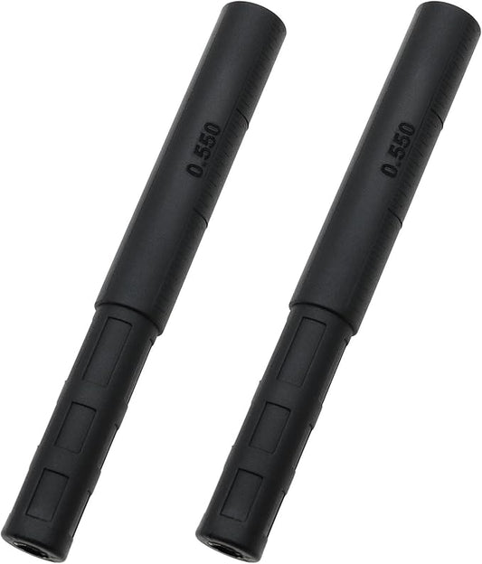 2PCS 0.55 Inch Golf Club Extender Graphite Shaft Extension for Putter Iron and Golf Club Body