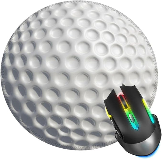 Golf Ball Mouse Pad,Golf Sport Mouse Pads for Desk, Stitched Edge Mousepad with Non-Slip Rubber Base, Gaming Mouse Mat for Computer Laptop Home Office