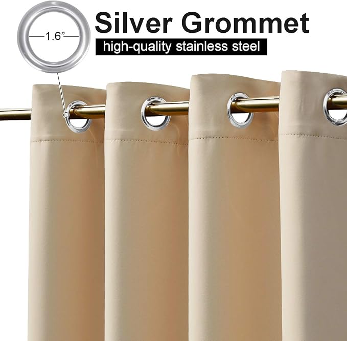 NICETOWN Weighted Outdoor Curtains - Image 3