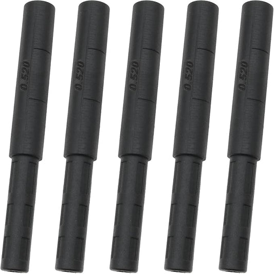 5PCS 0.52 Inch Golf Club Extender Graphite Shaft Extension for Putter Iron and Golf Club Body