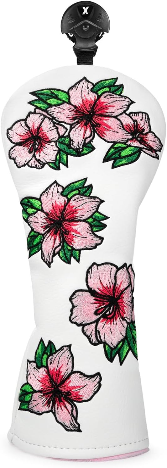 Golf Headcovers Embroidery Driver Cover Fariway Wood Headcover Hybrid Head Covers Leather Golf Club Covers for Most Brand