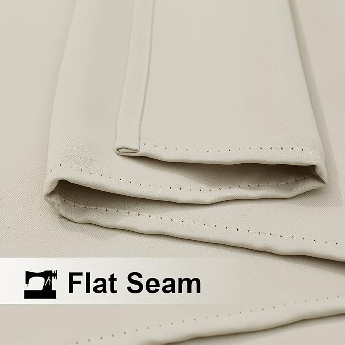 NICETOWN Outdoor Curtains for Patio Waterproof & Windproof 2 Panels, Thermal - Image 8