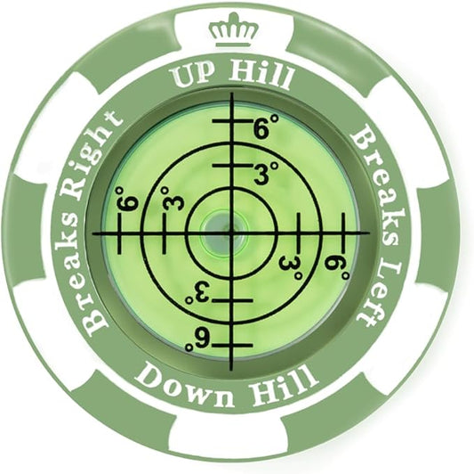 SlopeMaster ProGreen Reader - Golf Ball Marker with High Precision Green Reading Aid Golf Accessories for Men Women
