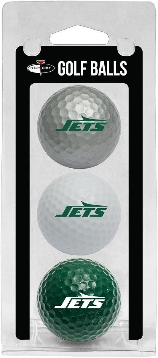 Team Golf NFL Regulation Size Golf Balls, 3 Pack, Full Color Durable Team Imprint