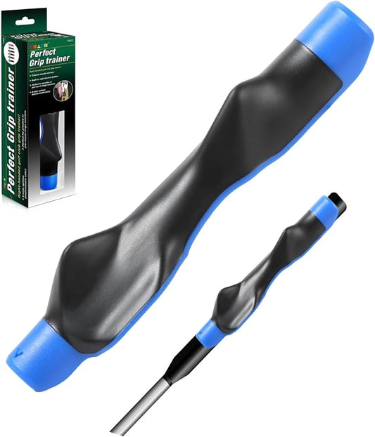 Golf Grip Trainer for Right-Handed Players, Swing Training Aid for Improving Grip Position and Swing Form, Suitable for Beginners and All Skill Levels