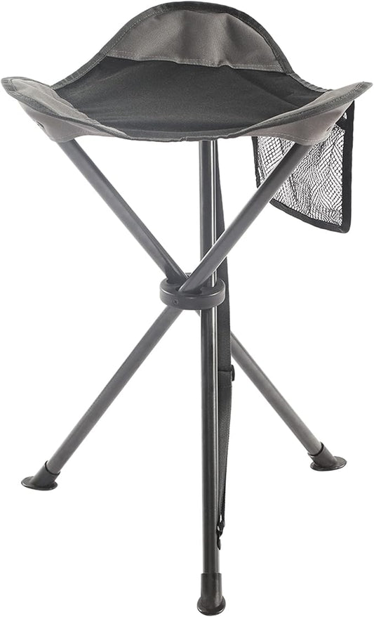 Portal Tall Folding Tripod Stool for Outdoor Camping Walking Hunting Hiking Fishing Travel, Support 225 lbs