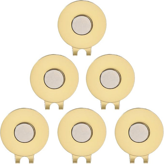 PATIKIL Magnetic Golf Hat Clip, Metal Golf Ball Marker Holder for Golf Caps Gloves