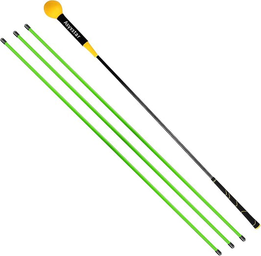 Golf Swing Trainer Aid - Power Flex Golf Swing Training aid for Strength and Tempo Golf Swing Speed Trainer Golf Training aid Golf Warm up Stick