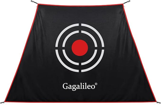 Gagalileo Golf Target Cloth: Protective Net Portable Easy Setup with S-Hooks & Ropes Indoor Outdoor Practice All Golfers Training Accuracy for Backyard Garage