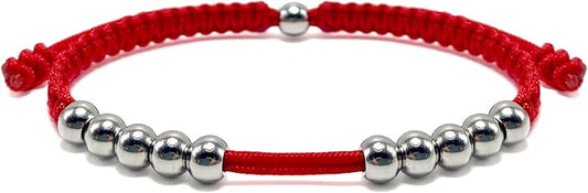 LAMIBEE Golf Stainless Steel 10 Beads Score Counter Bracelet, Golf Stroke Count Bracelet, Resizable and Easy to Adjust Golf Round Scoring Tracker, Durable and Stylish Golf Accessory