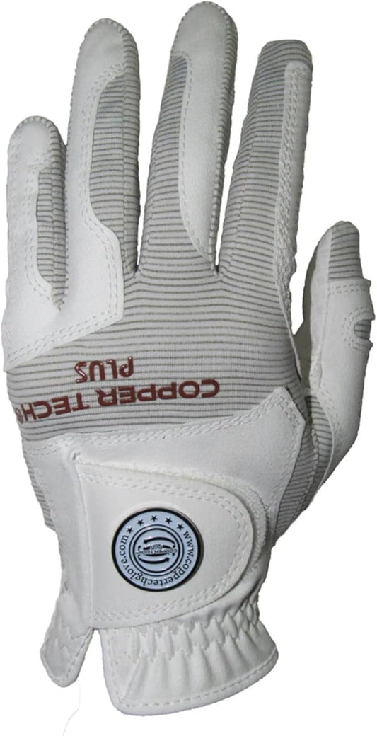 All-Weather Golf Glove – Copper Infused Compression, All-Weather Grip, Breathable 4-Way Stretch, Durable AAA Synthetic Leather