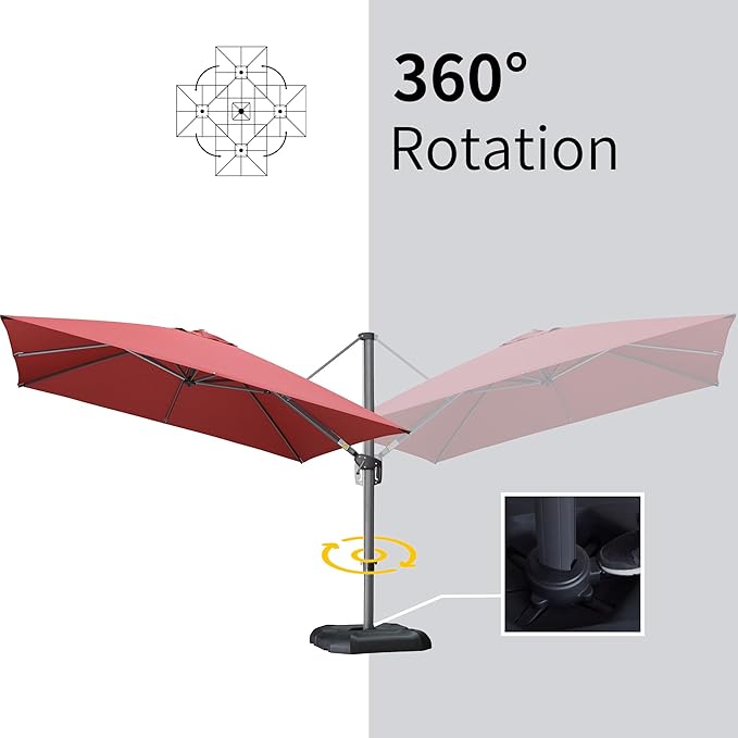PURPLE LEAF Patio Umbrella - Image 5