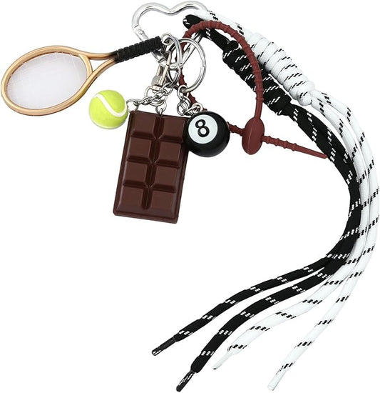 Tote Bag Purse Charms for Handbags - Cute Keychain, Y2K Rope Key Chain Accessories - Designer Jewelry Gift for Women