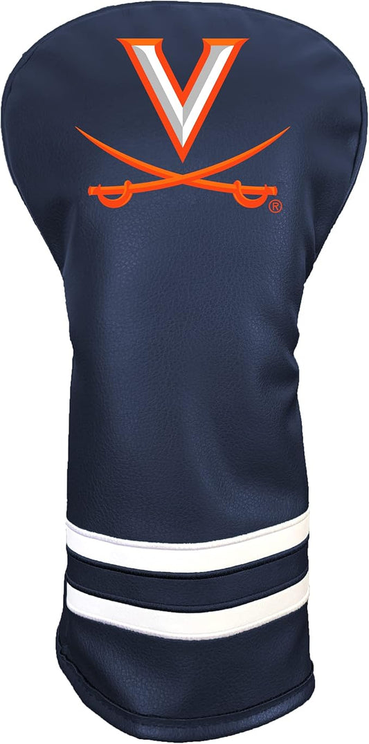 Team Golf NCAA Vintage Driver Golf Club Headcover (Printed), Form Fitting Design, Retro Design with Fleece Lining for Extra Club Protection