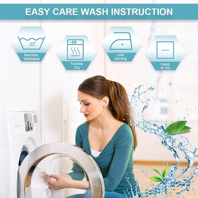RYB HOME Outdoor Curtains for Patio Waterproof Privacy Thermal Insulated | - Image 8
