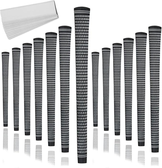 Karma Revolution 360 Golf Grips & Grip Kits, No Alignment Necessary, Easy Installation, Perfect for Adjustable Golf Clubs, Choose Single, 9, 13, 25 Packs or Golf Club Grip Kit