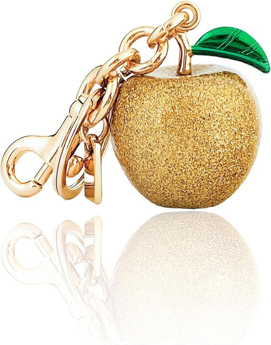 Cherry Bag Charm for Handbag, Big-Apple Strawberry Fruit Bag Charm Cherry Car Accessories KeyChain