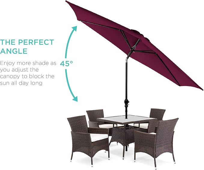 Best Choice Products 10ft Outdoor Patio Umbrella, Outdoor Table Umbrella - Image 2